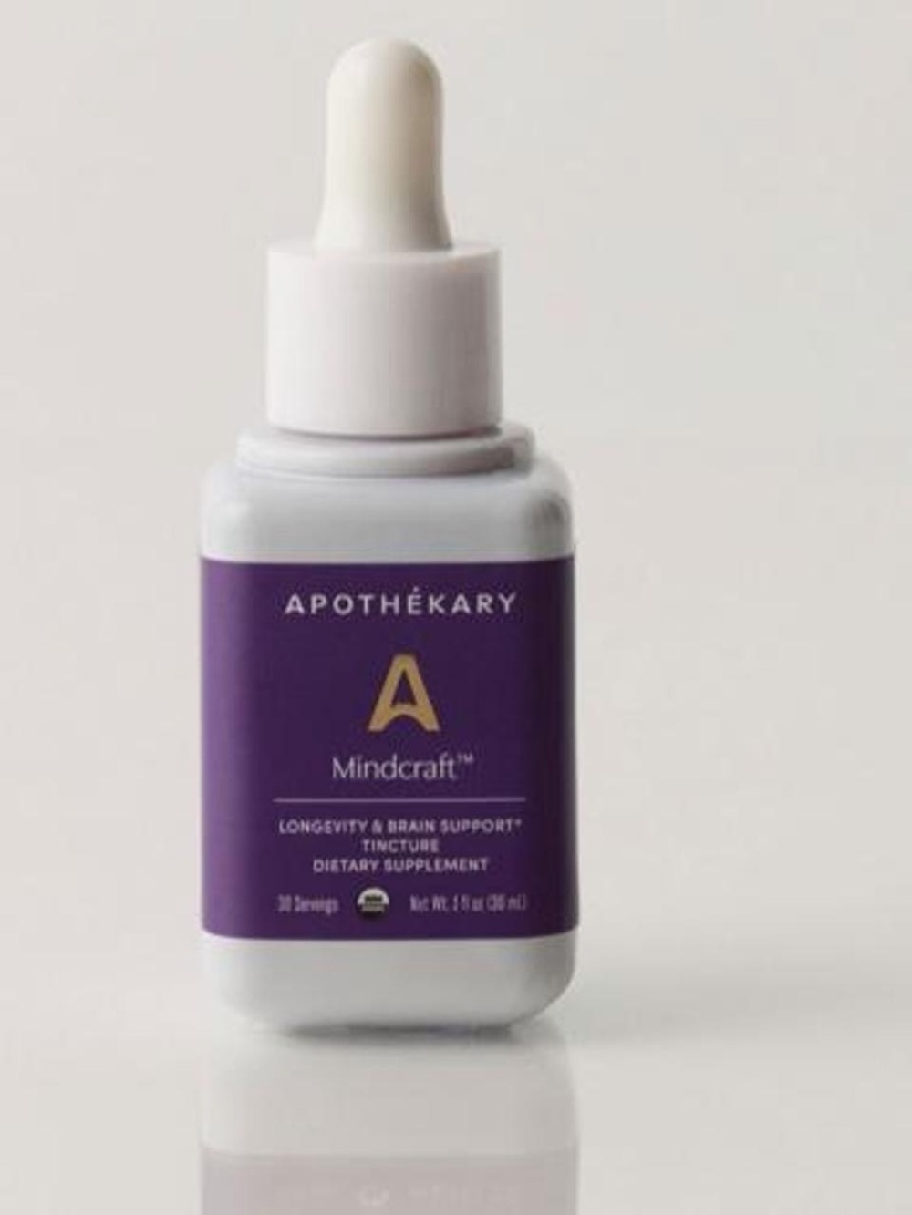 Apothekary Mindcraft Longevity & Brain Support Tincture 30 servings total